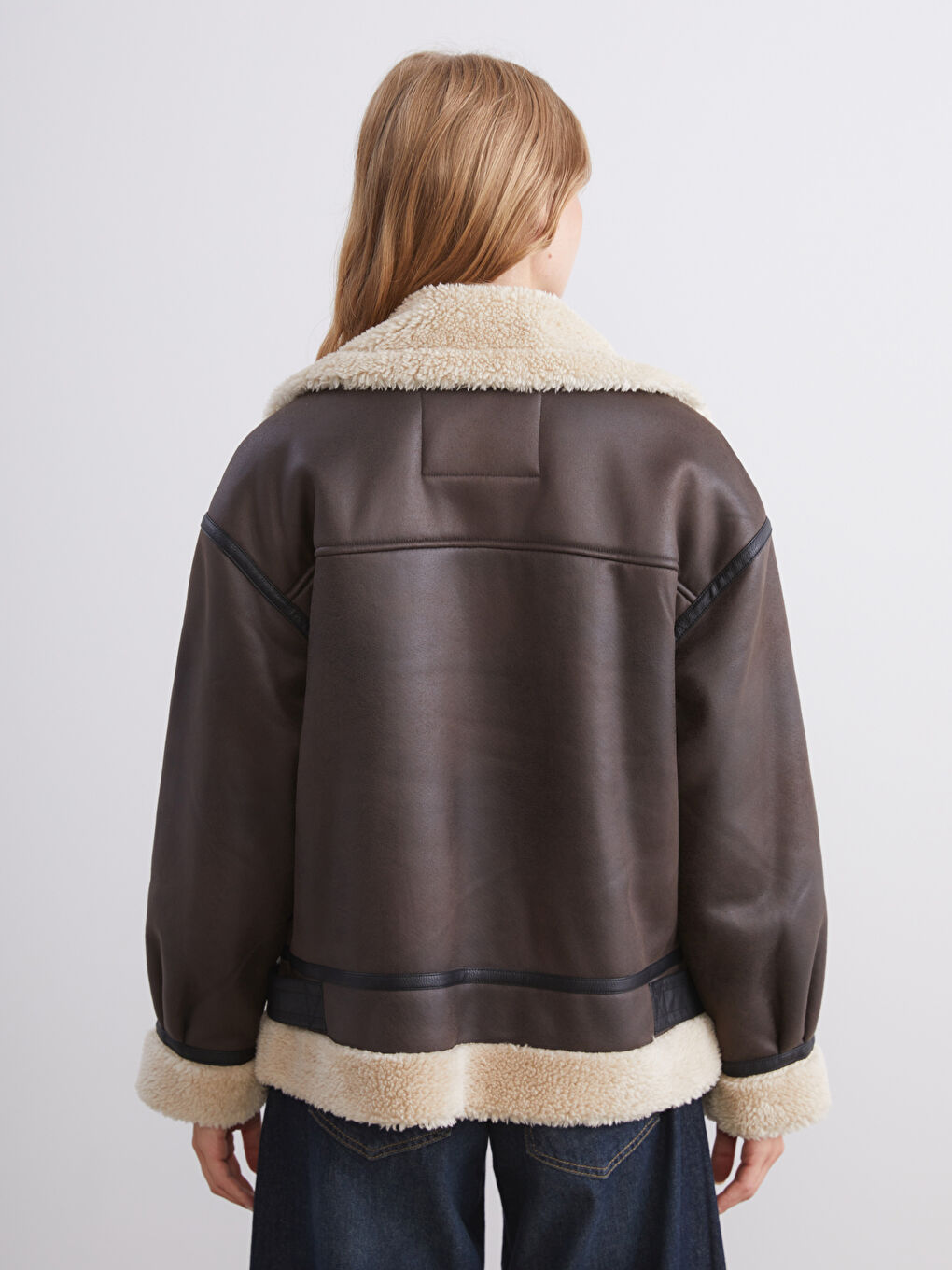 Woman BROWN Coat-4