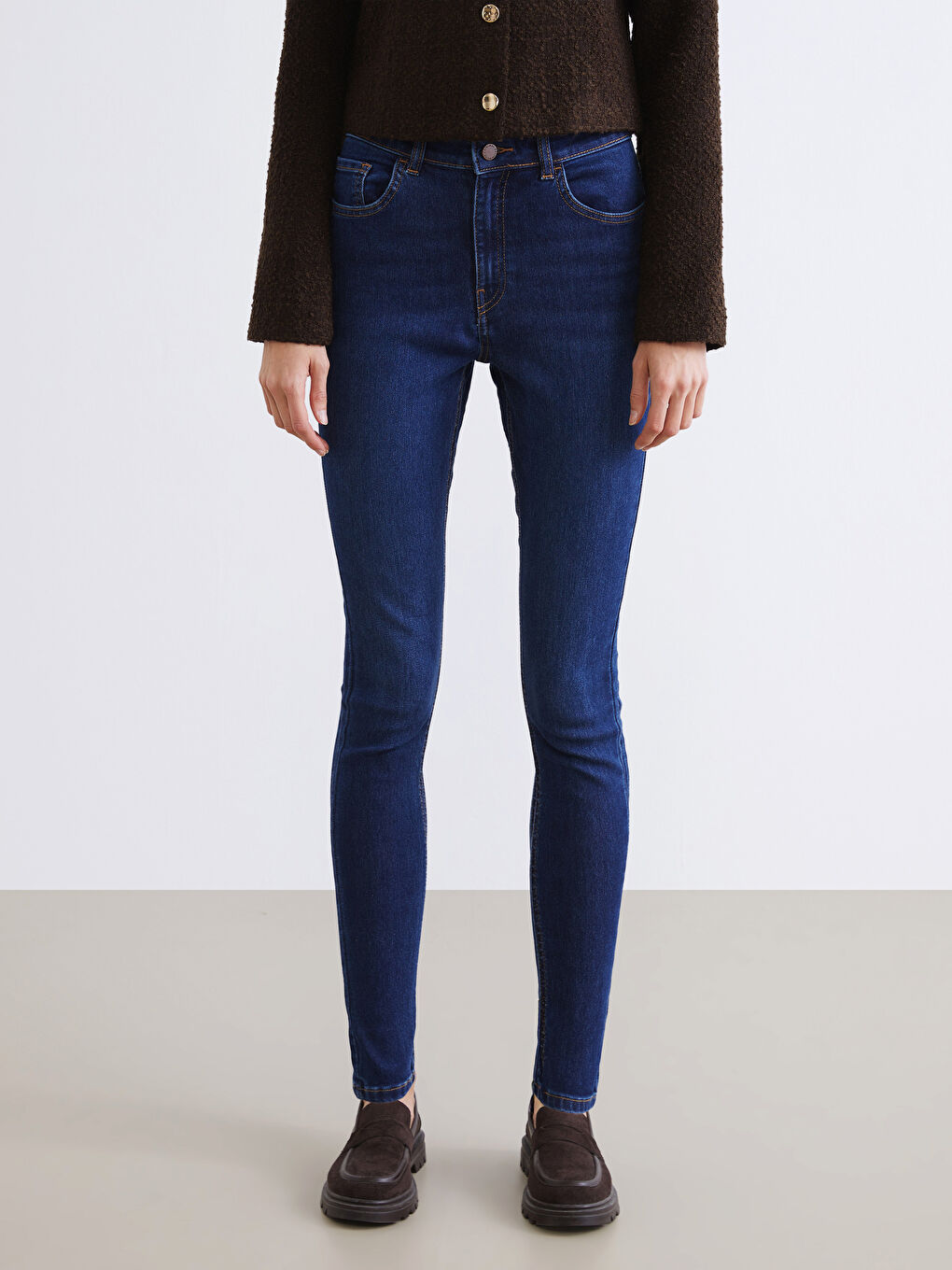 İndigo Jüpiter Süper Skinny Fit Kadın Jean Pantolon-1