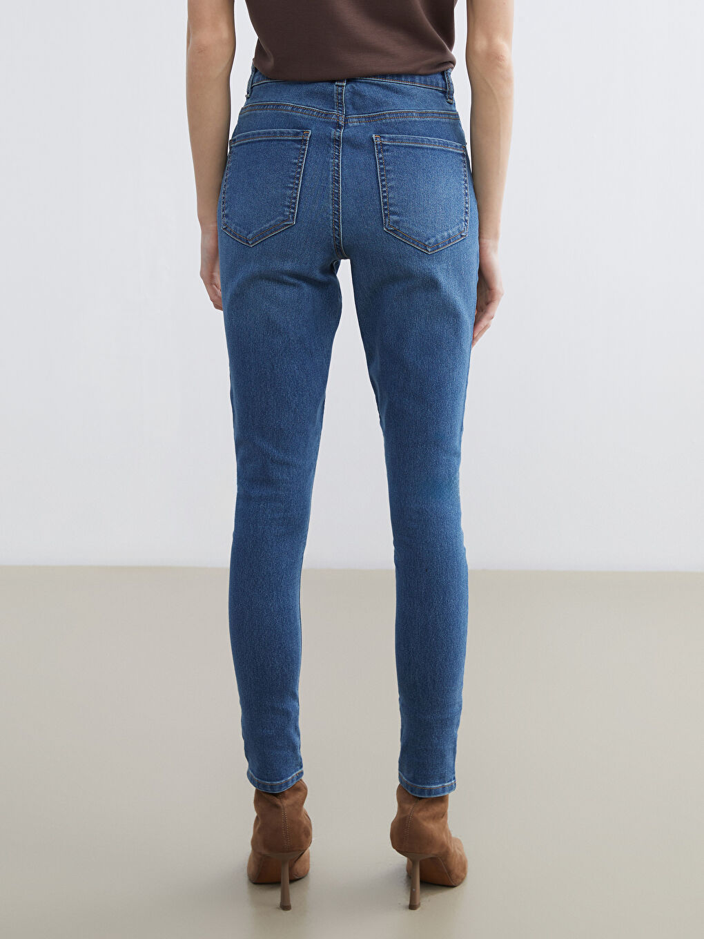 İndigo Jüpiter Süper Skinny Fit Kadın Jean Pantolon-3