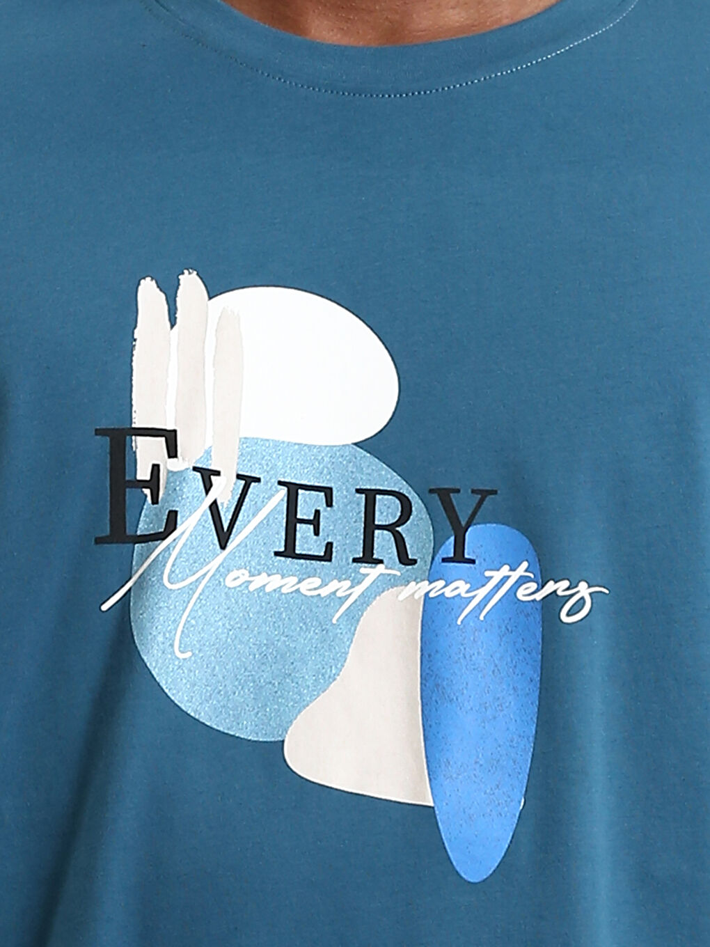 Crew Neck Printed Men's T-Shirt-2