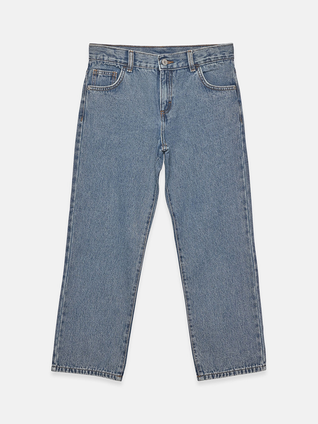 Wideleg Erkek Çocuk Jean Pantolon-1