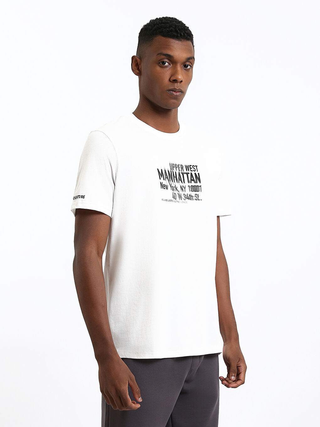 Crew Neck Printed Men's T-Shirt-3