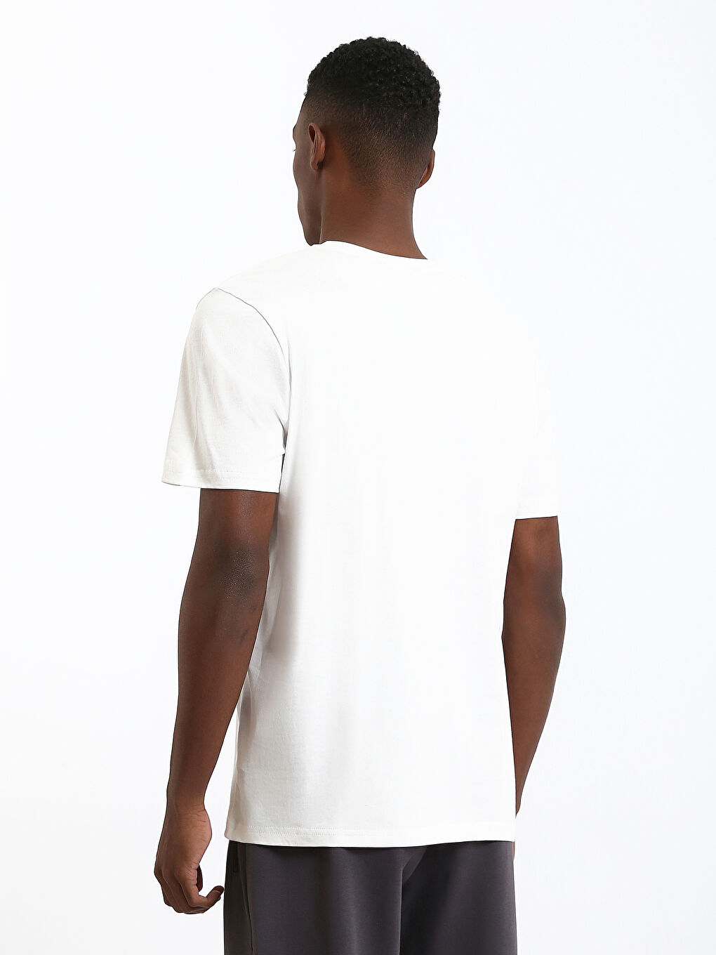 Crew Neck Printed Men's T-Shirt-4