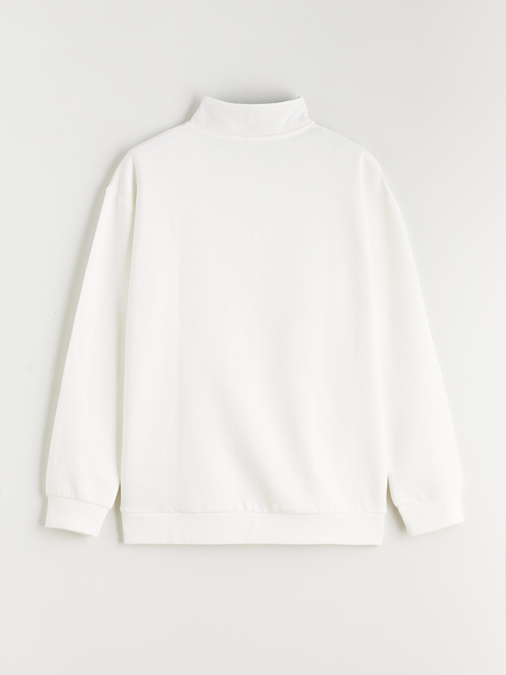 Funnel Neck Printed Boys' Sweatshirt-1