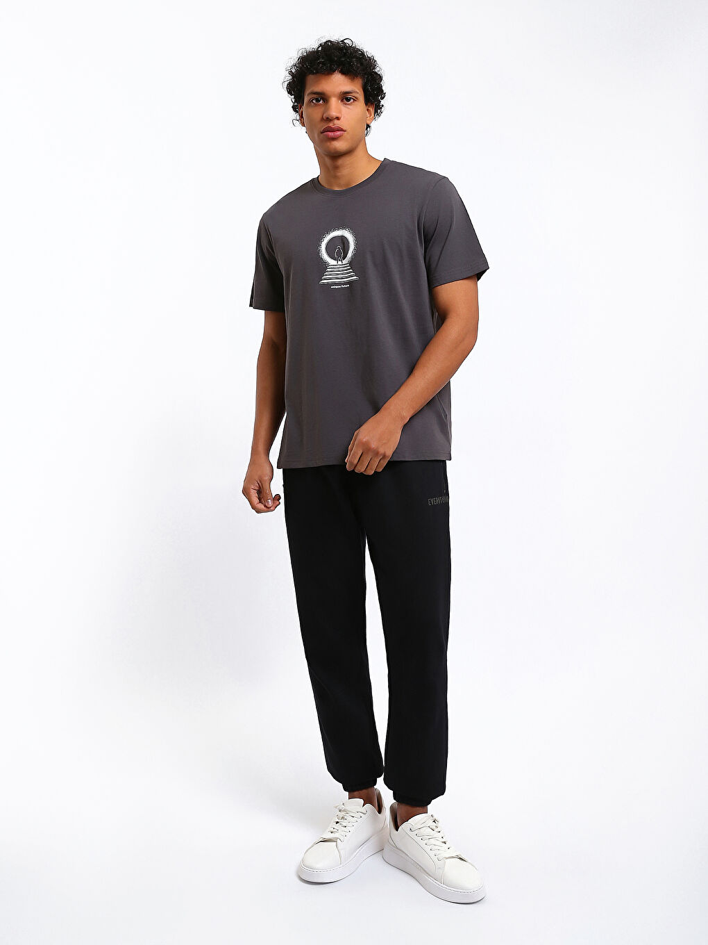 Crew Neck Printed Men's T-Shirt-1