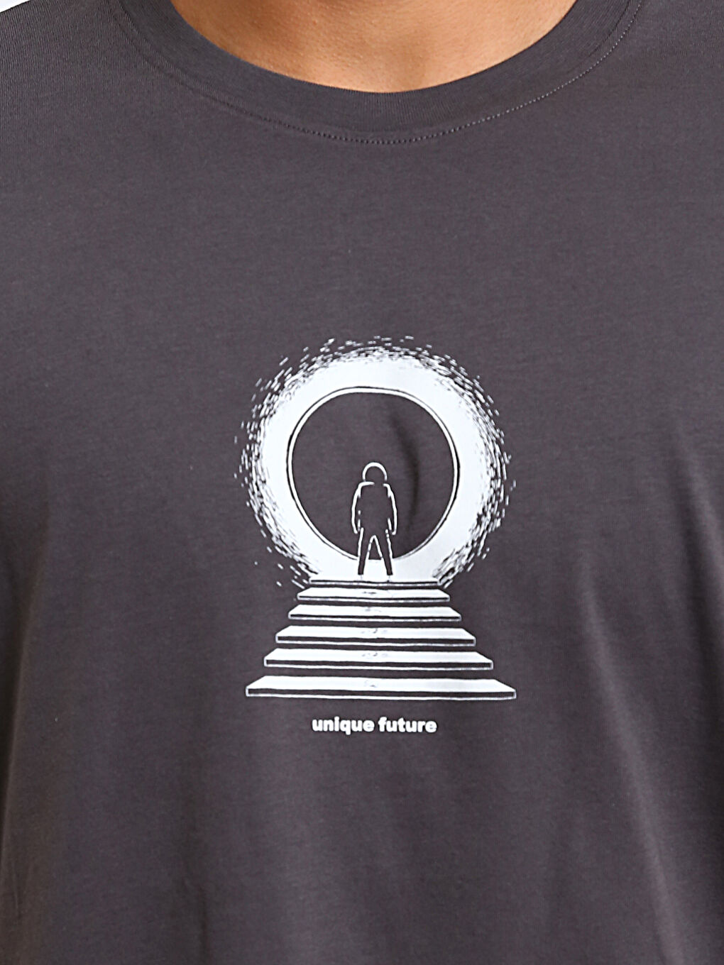 Crew Neck Printed Men's T-Shirt-2