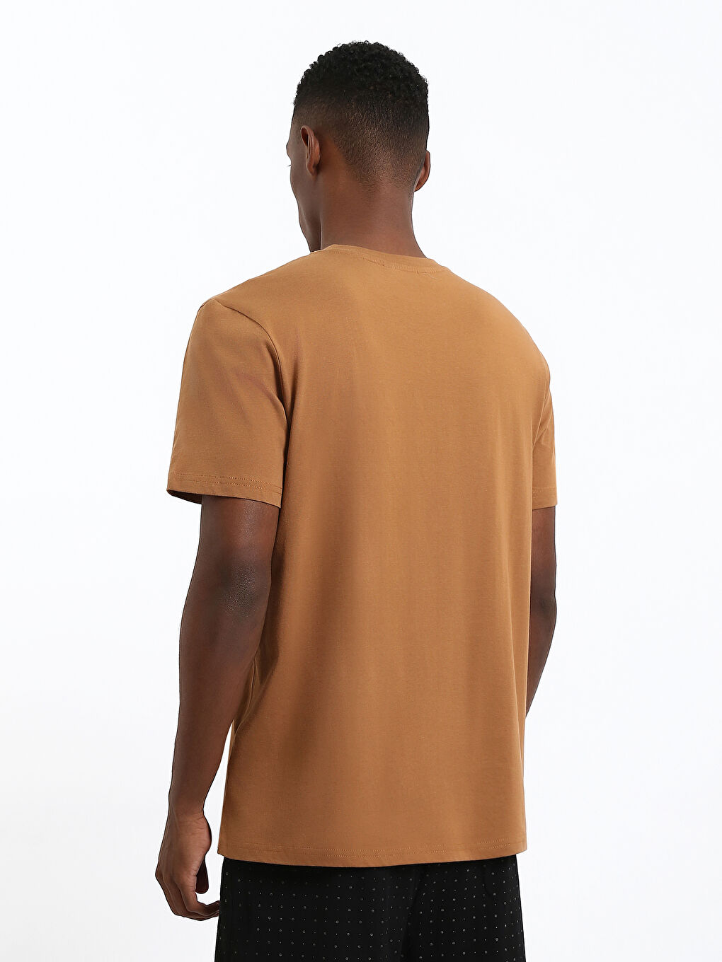 Crew Neck Printed Men's T-Shirt-4