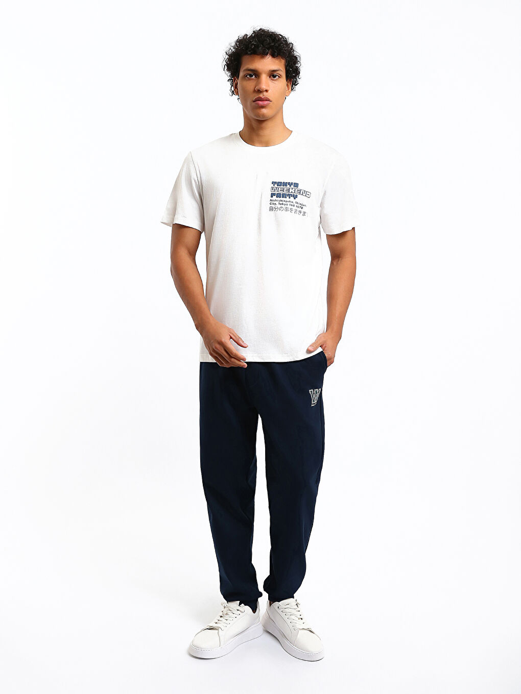 Crew Neck Printed T-Shirt-1