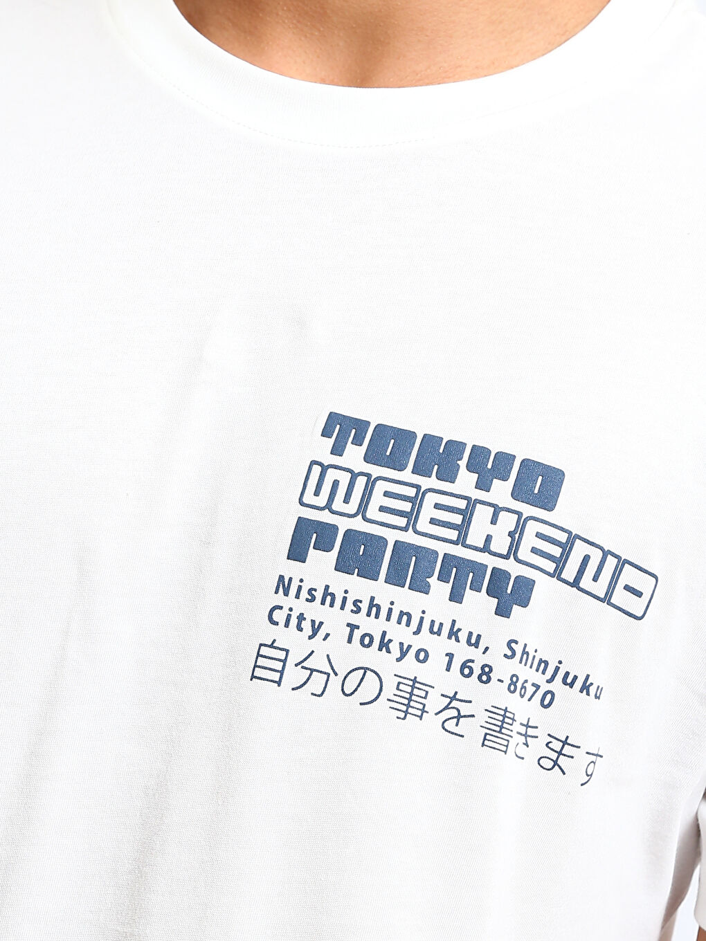Crew Neck Printed T-Shirt-2