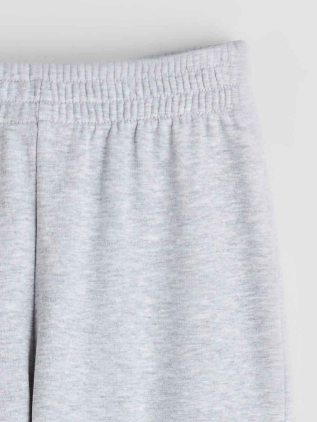 Gri Beli Lastikli Kız Çocuk Kargo Eşofman Altı-1