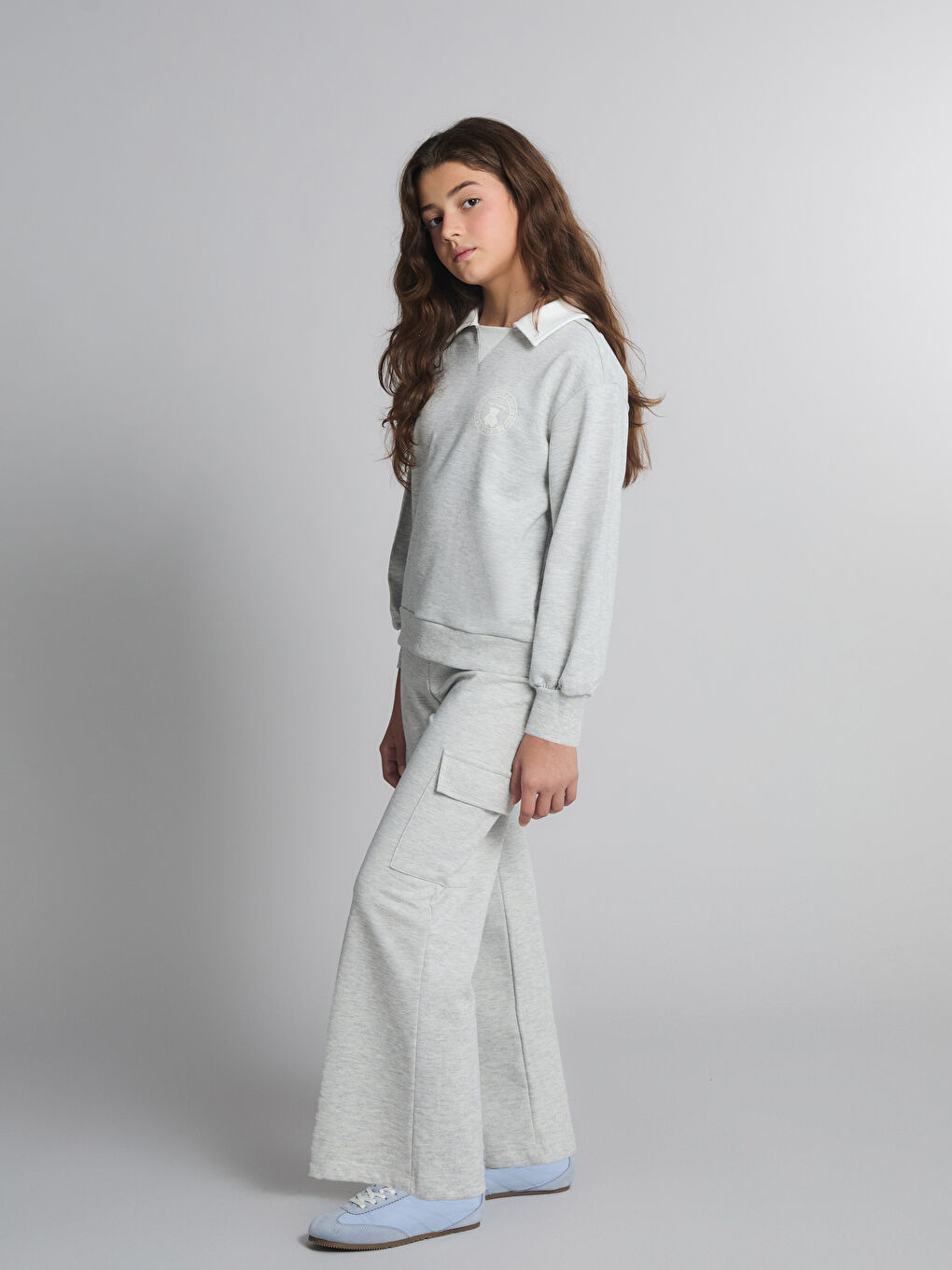 Girl GREY Tracksuit Set