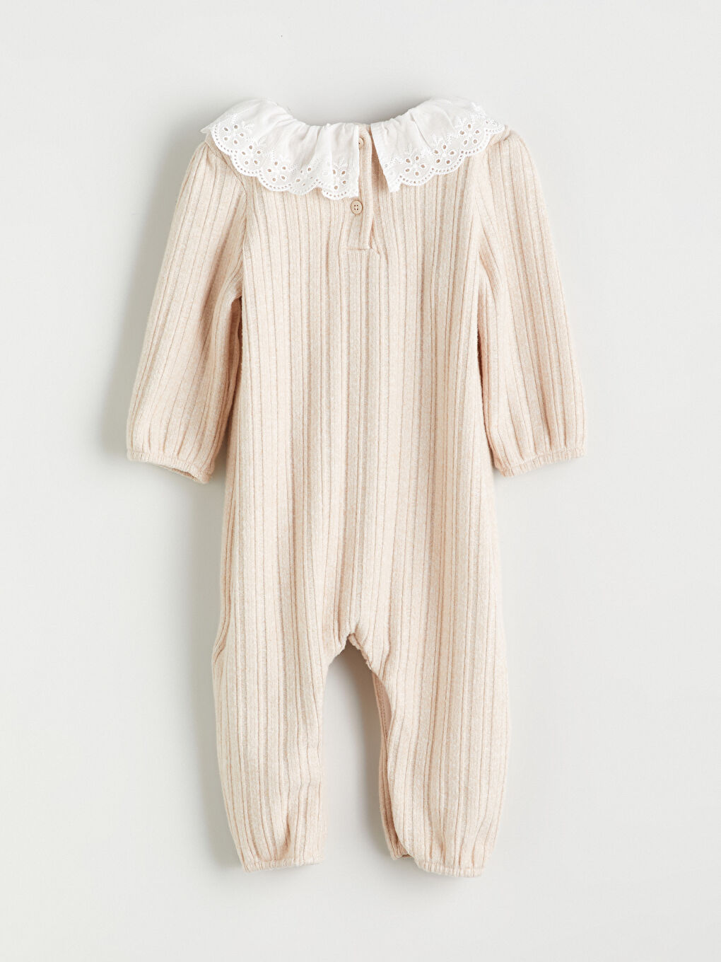 Peter Pan Collar Baby Girl Jumpsuit-2