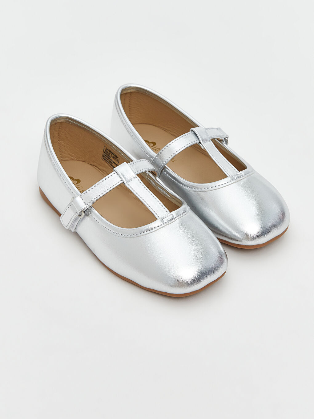 LC Waikiki Shiny Look Baby Girls' Ballet Flats -W57090Z1-G8Z
