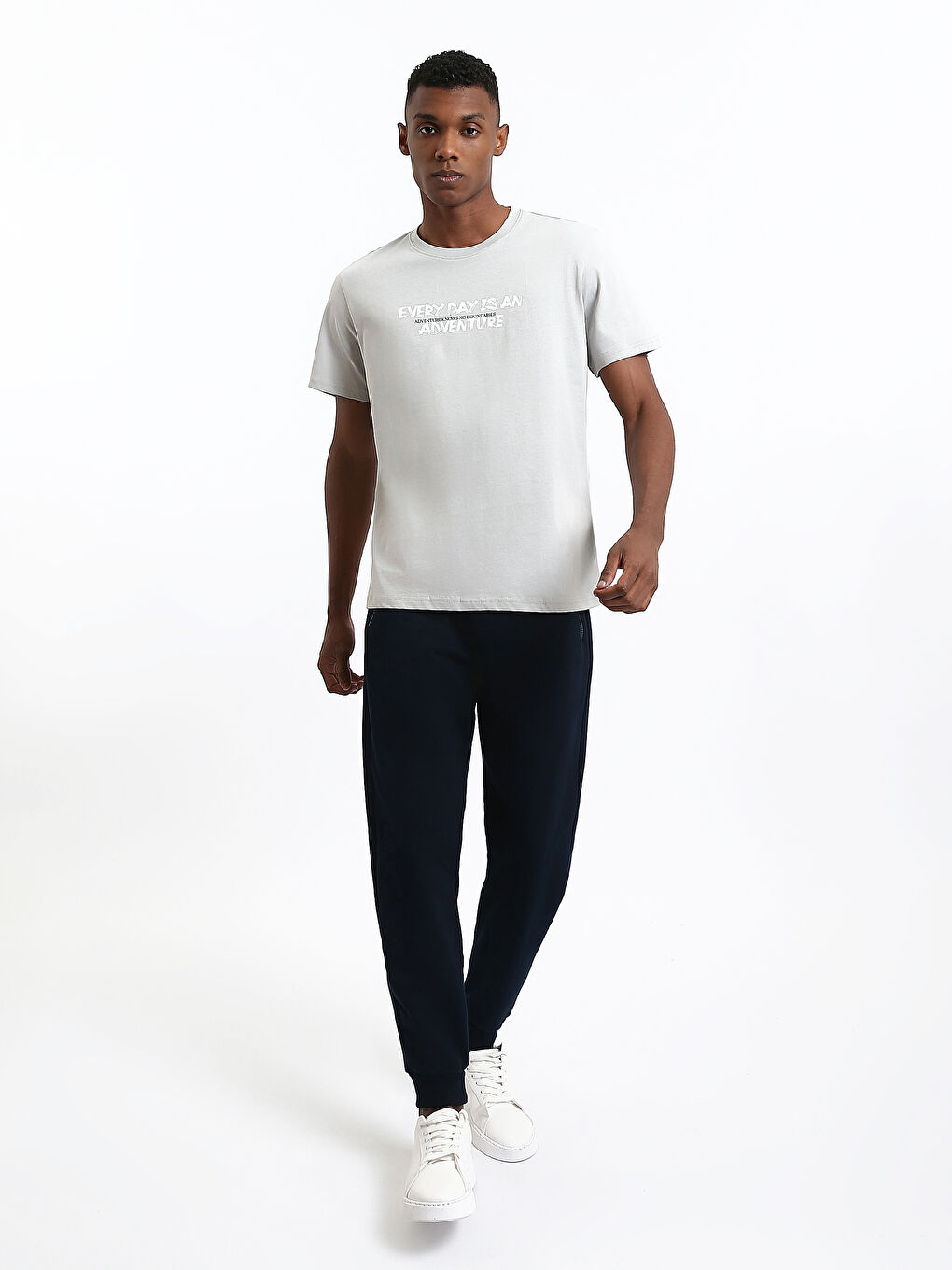 Crew Neck Printed Men's T-Shirt-1