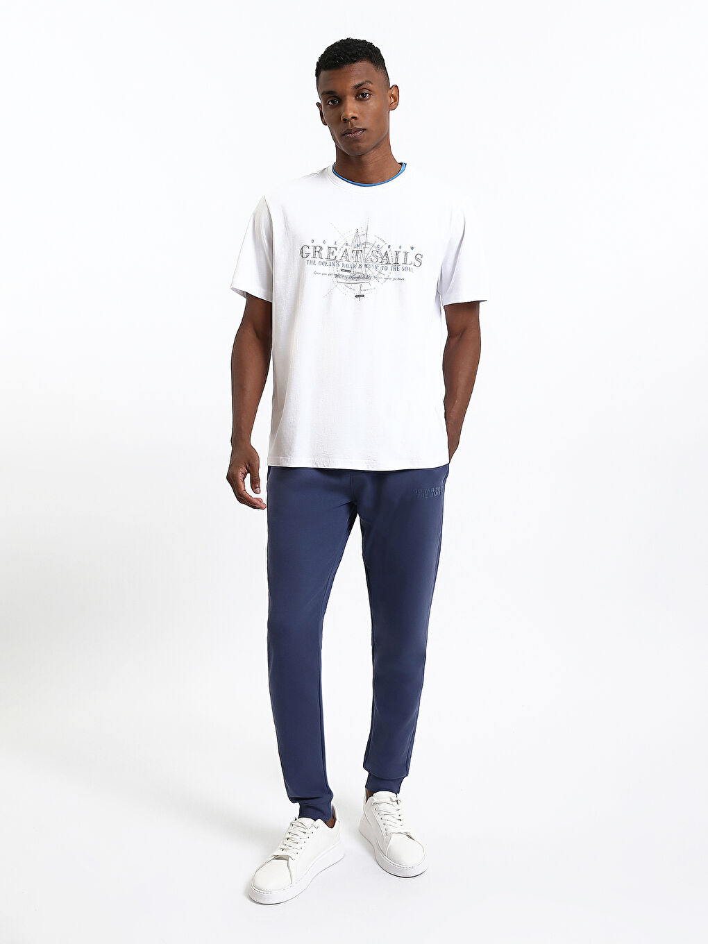 Crew Neck Printed Men's T-Shirt-1