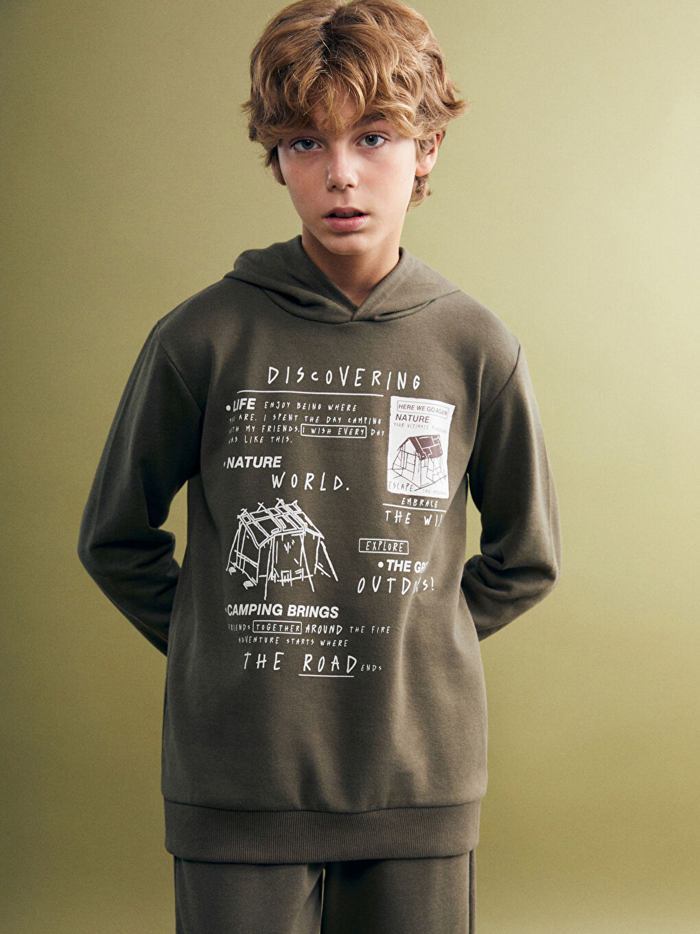 Ensemble de Survêtement à Capuche pour Garçons-1