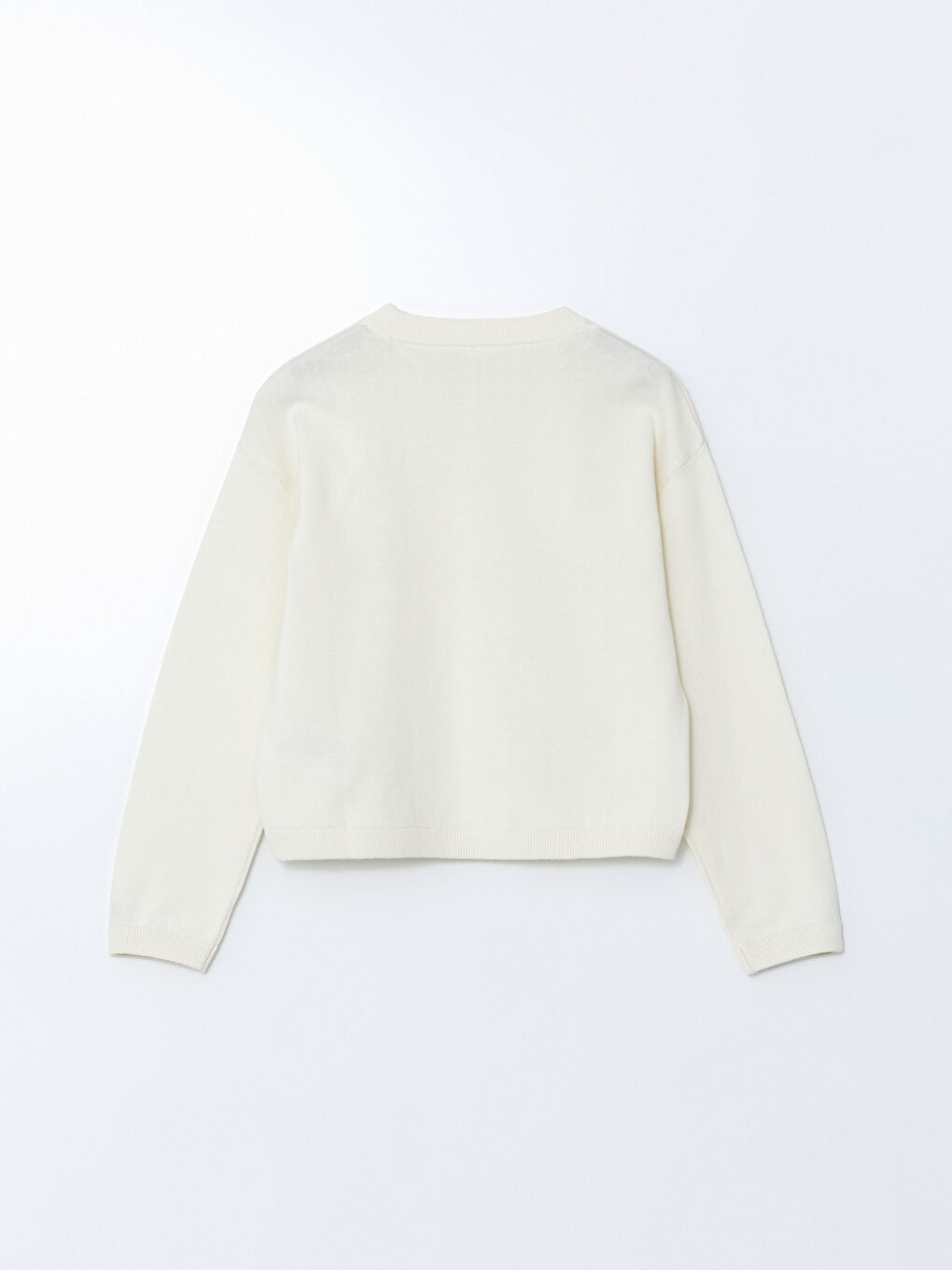 LCW Kids Girl ECRU Sweater -W57159Z4-FES