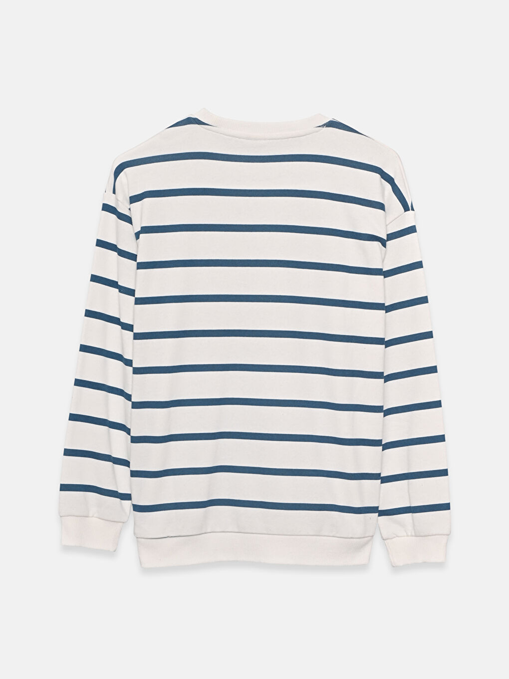 Crew Neck Striped Boys' Sweatshirt-1