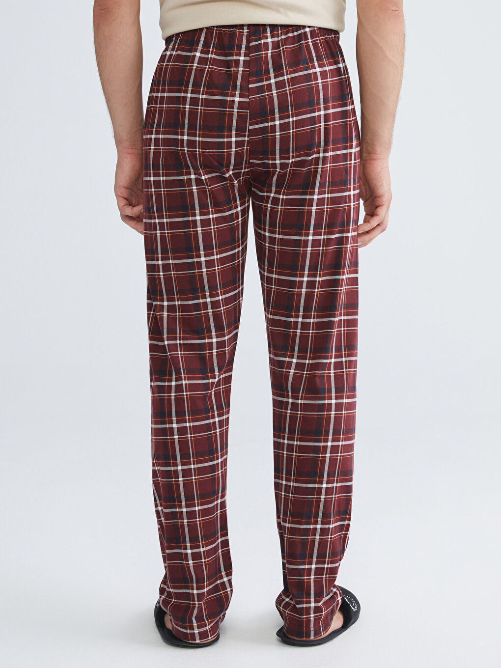 Regular Fit Plaid Men's Pyjama Bottoms-3