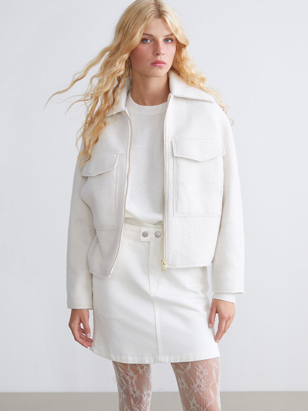 Shirt Collar Women's Cachet Jacket