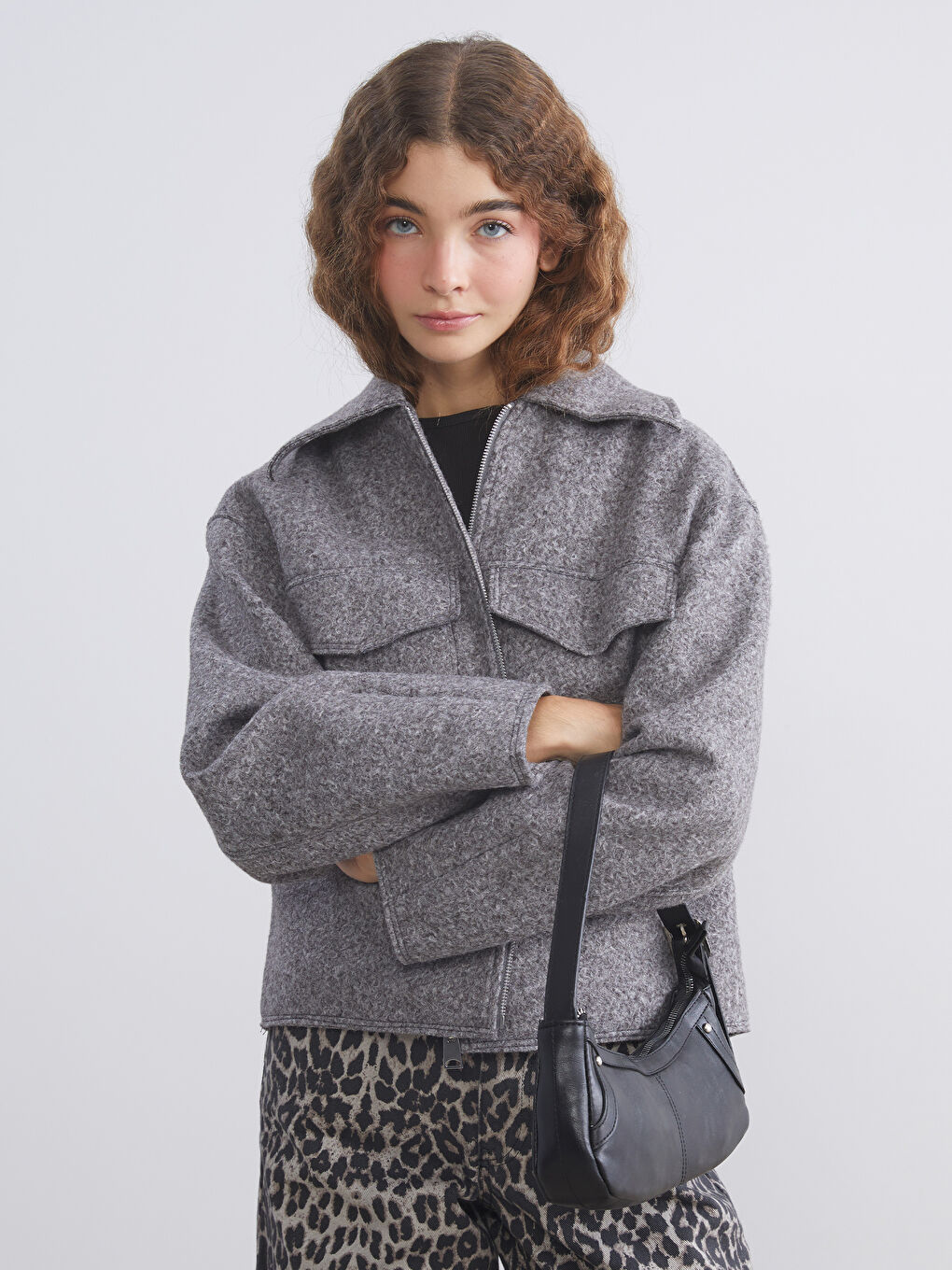 Shirt Collar Women's Cachet Jacket