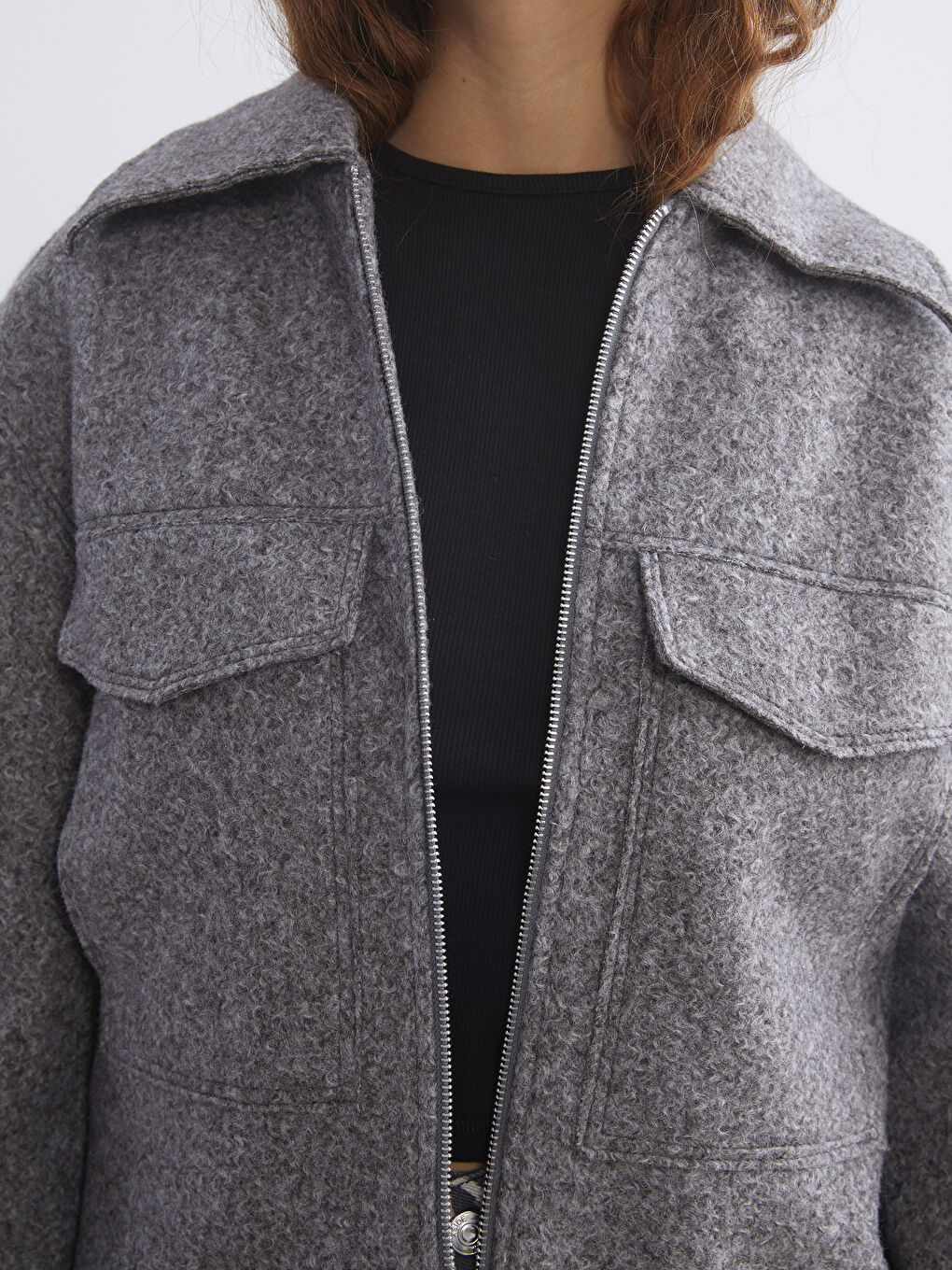 Shirt Collar Women's Cachet Jacket-2