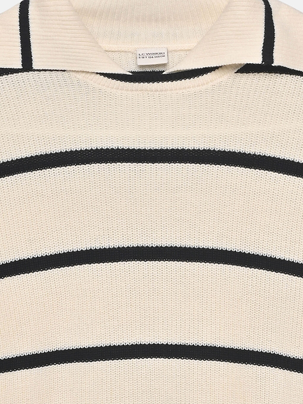 Свитер с водолазкой из трикотажа для девочек-2