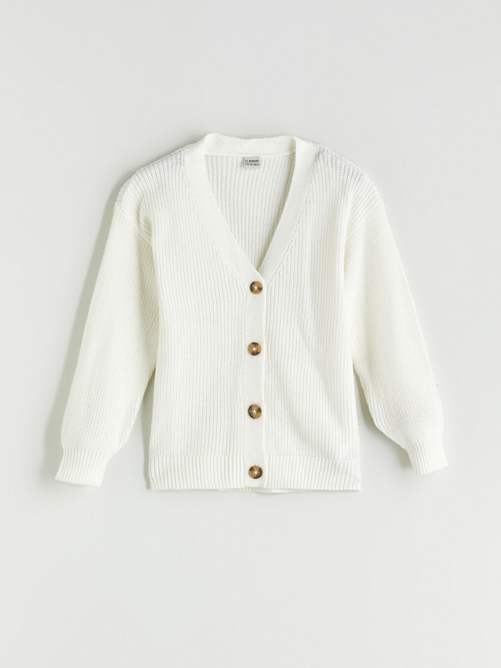 V Neck Girls' Knitwear Cardigan