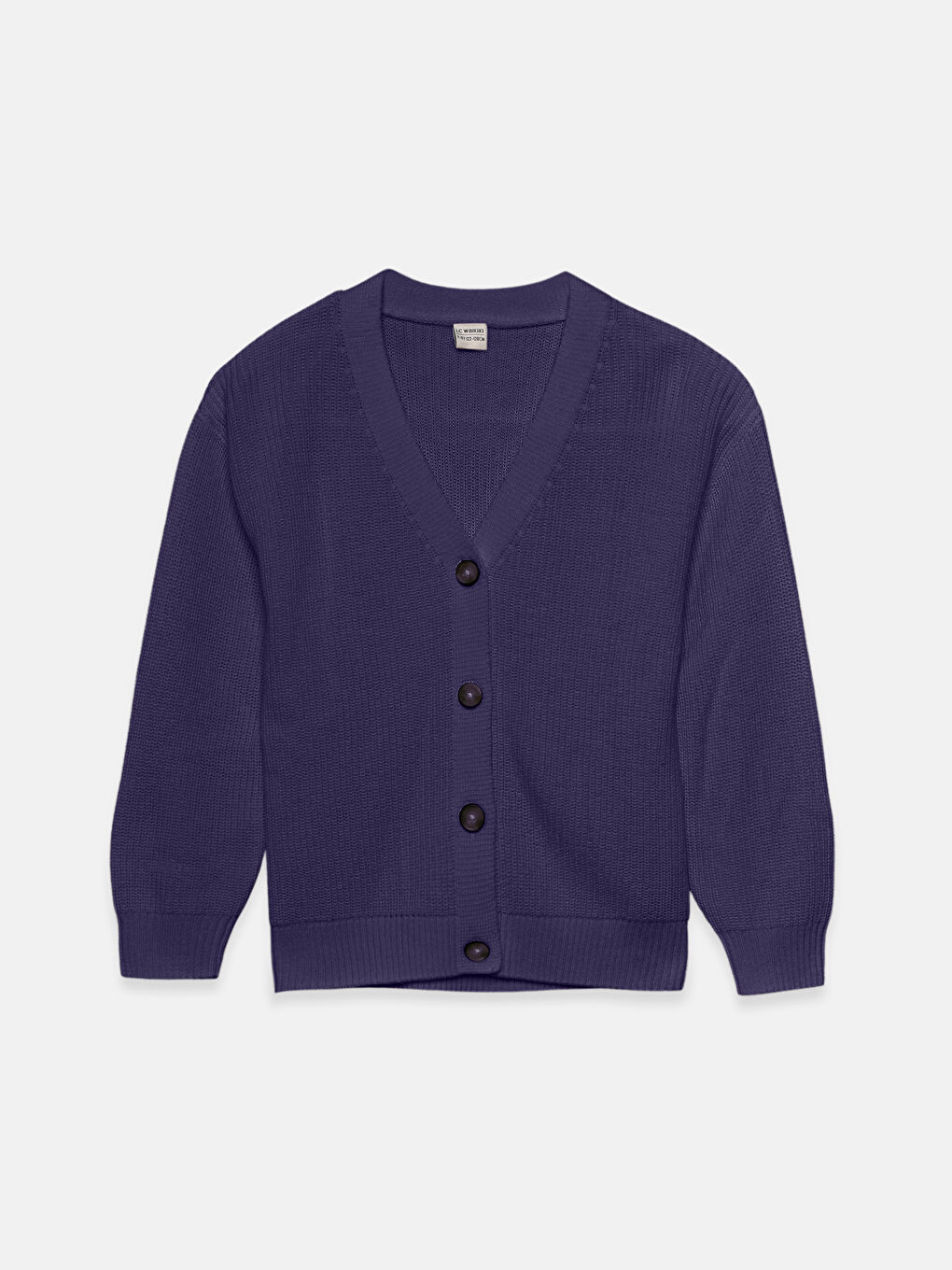 V-образно деколте Жилетка от трико за момичета