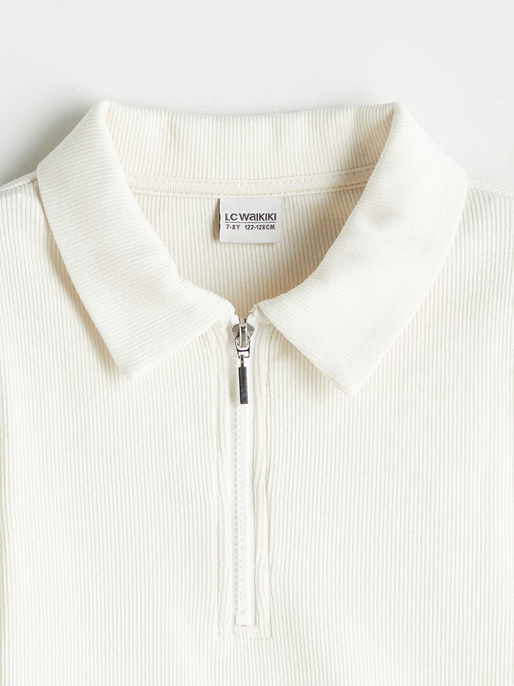 LCW Kids Polo Neck Long Sleeve Girls' T-Shirt -W57253Z4-FES