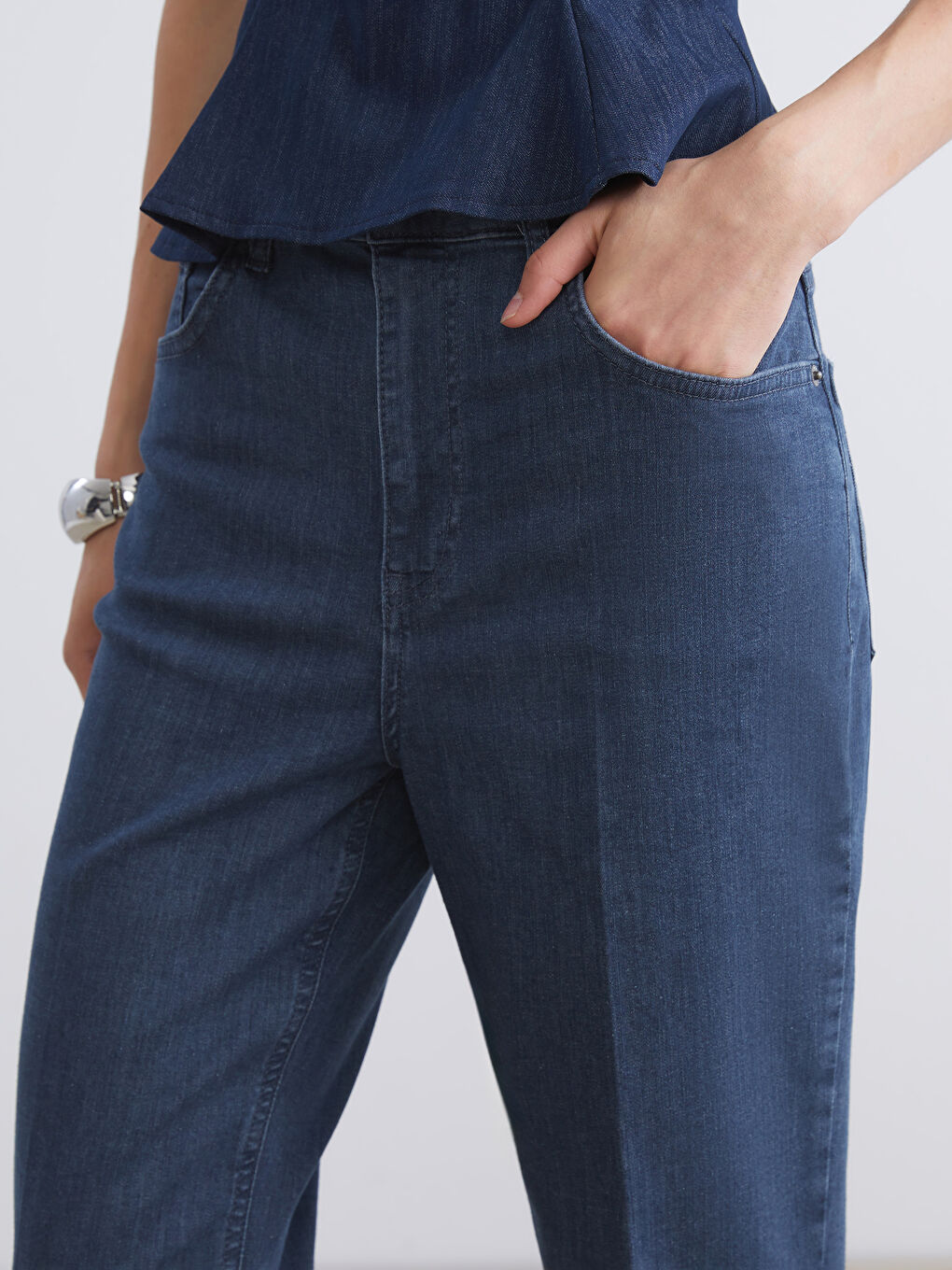 Mavi Flare Kadın Jean Pantolon-2