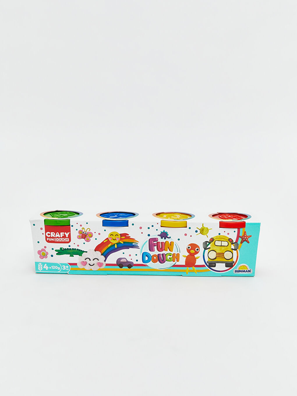 4 Colored Modeling Clay Set-1