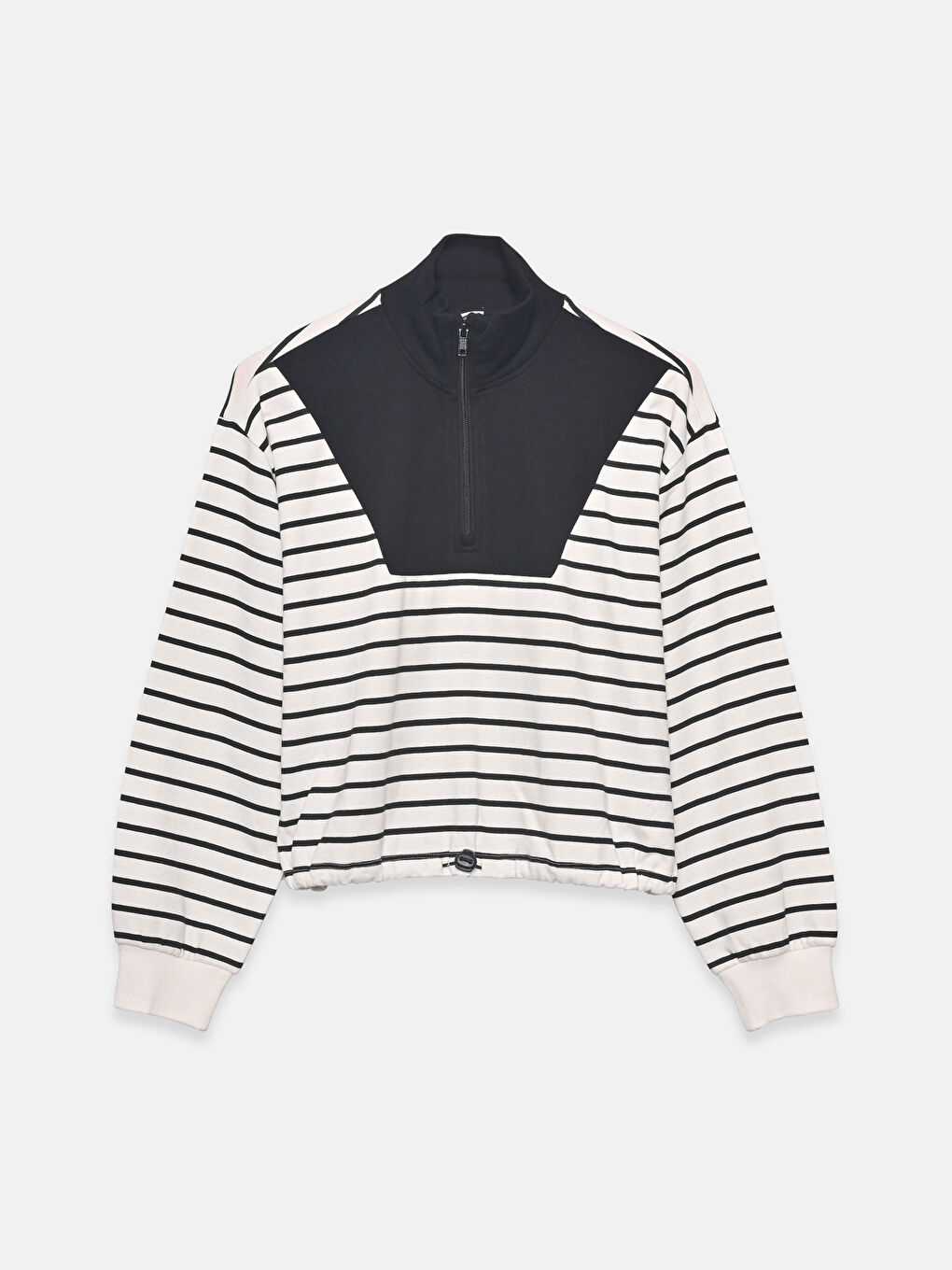 Stand Collar Girls Sweatshirt