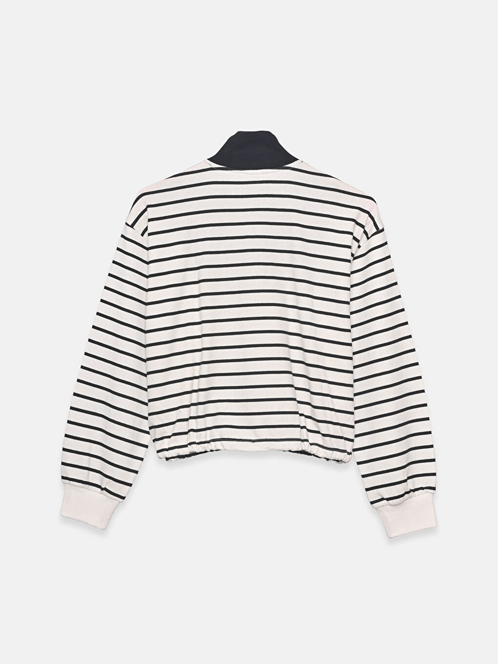 Stand Collar Girls Sweatshirt-1