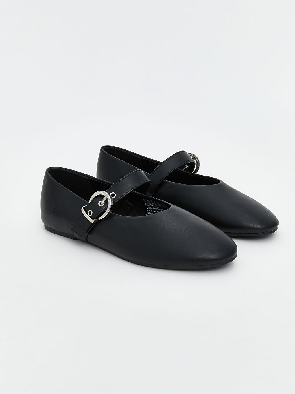 Leather Look Girl's Flats -W57330Z4-RQL