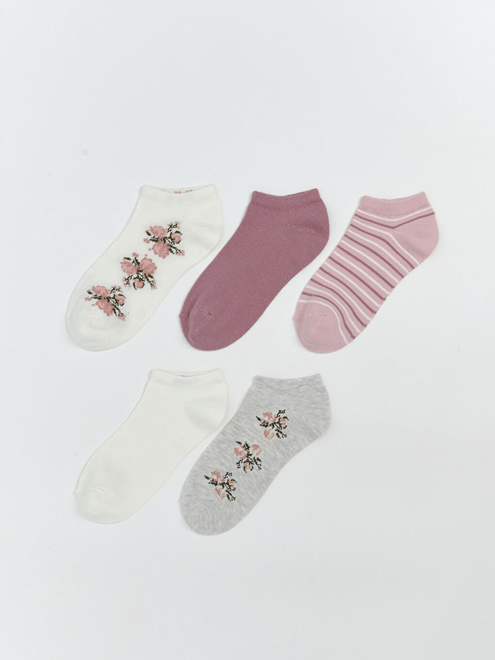 جوارب رياضة نساء زهري خمسة ديال الباكات