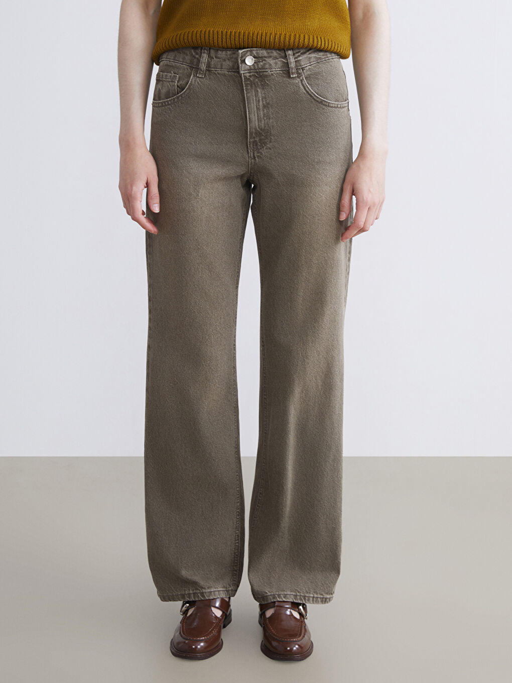 LCW Jeans Straight Fit Women's Jeans Trousers -W57394Z8-GQJ