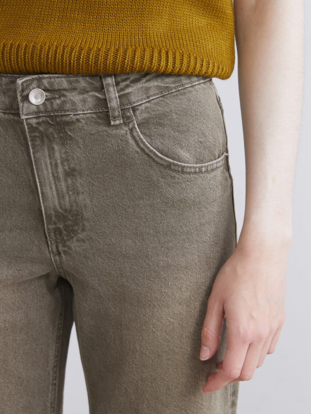LCW Jeans Straight Fit Women's Jeans Trousers -W57394Z8-GQJ