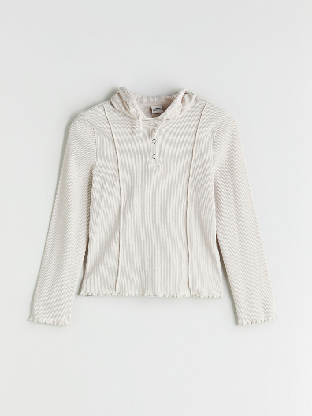 LCW Kids Момиче Бежово Тениска -W57398Z4-D4N
