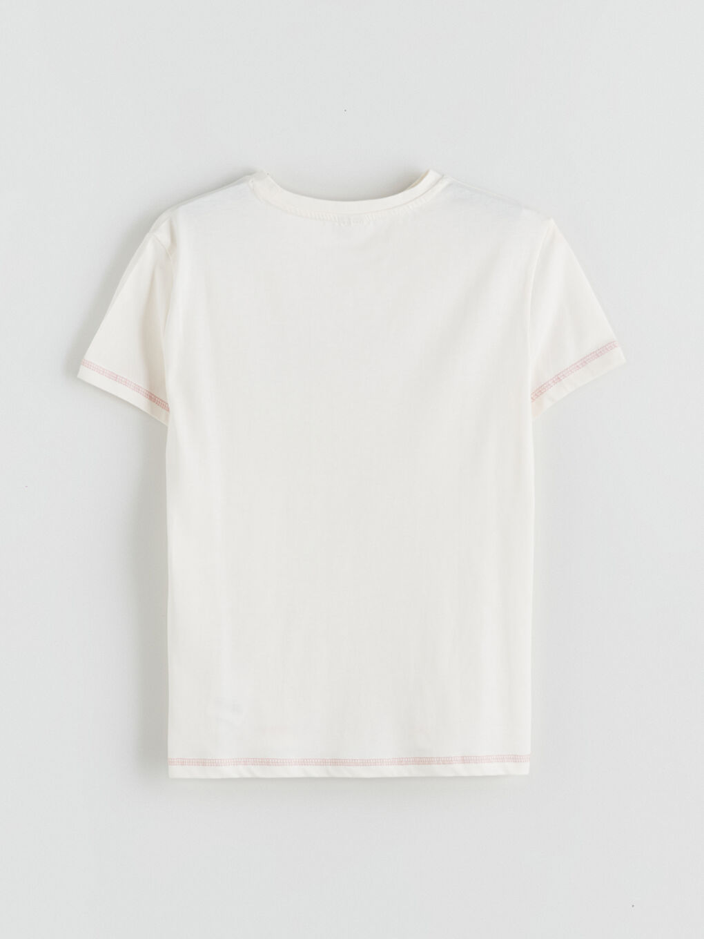 تيشيرت برقبة دائرية للبنات-4