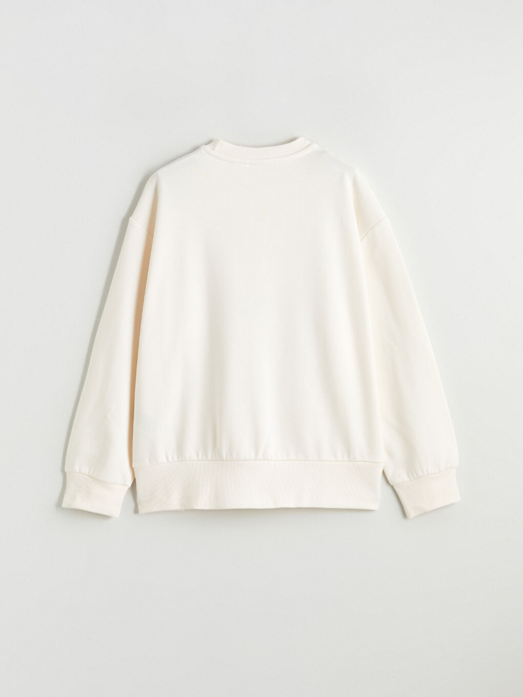 Ekru Hello Kitty Baskılı Kız Çocuk Sweatshirt-3