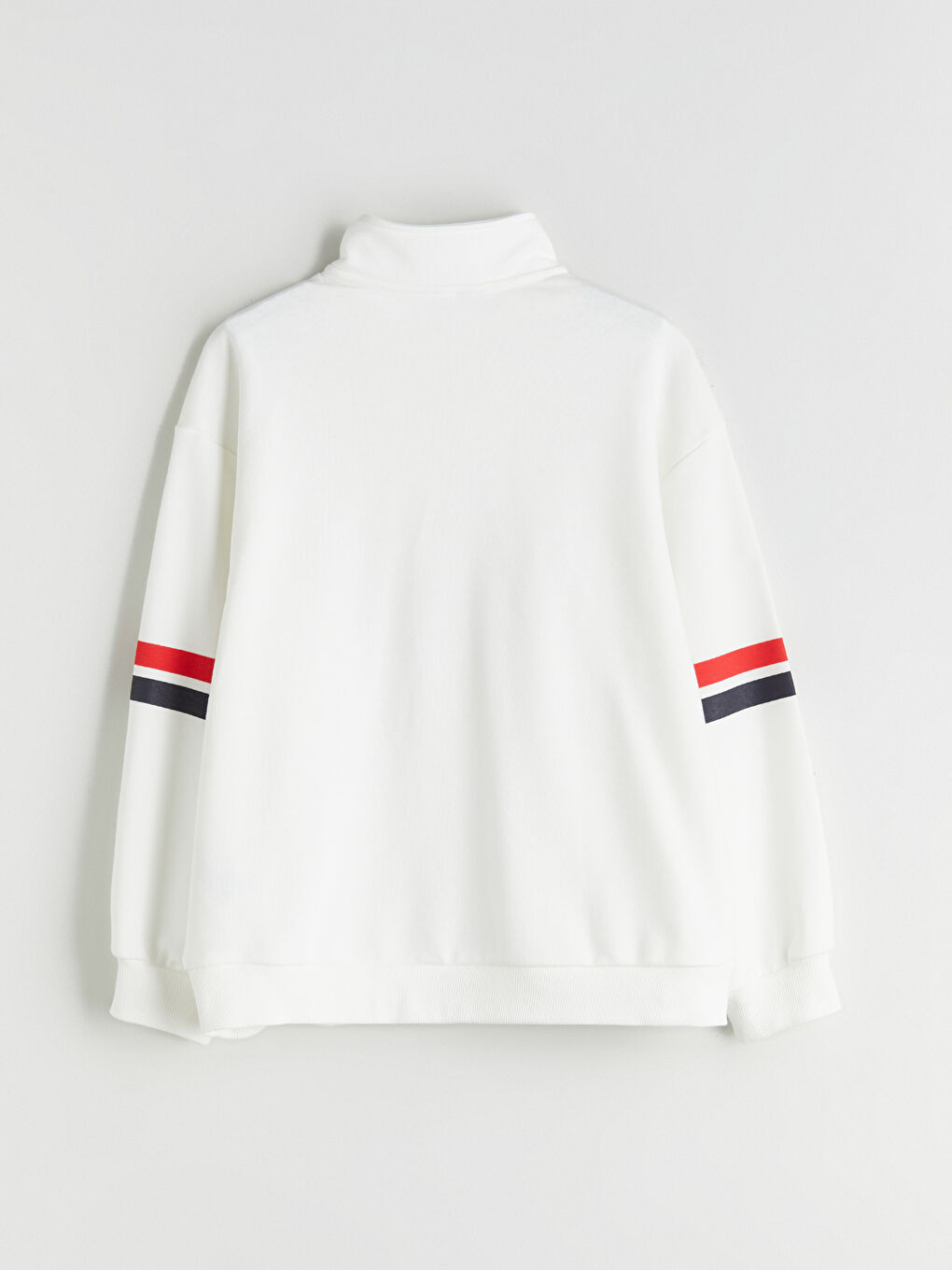 Funnel Neck Cinnamoroll Printed Girls' Sweatshirt-4