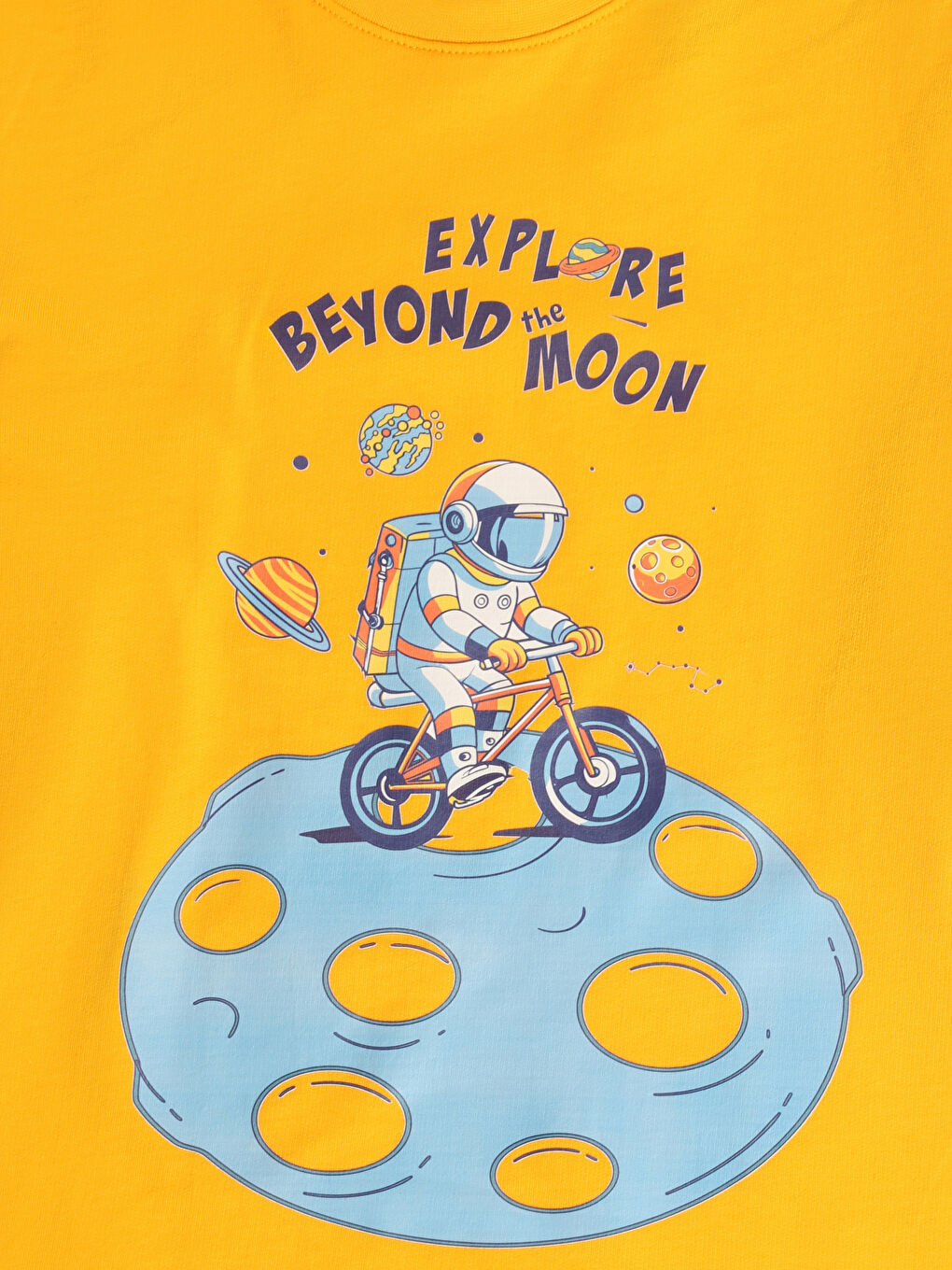 Crew Neck Printed Boys' Pyjama Set-2