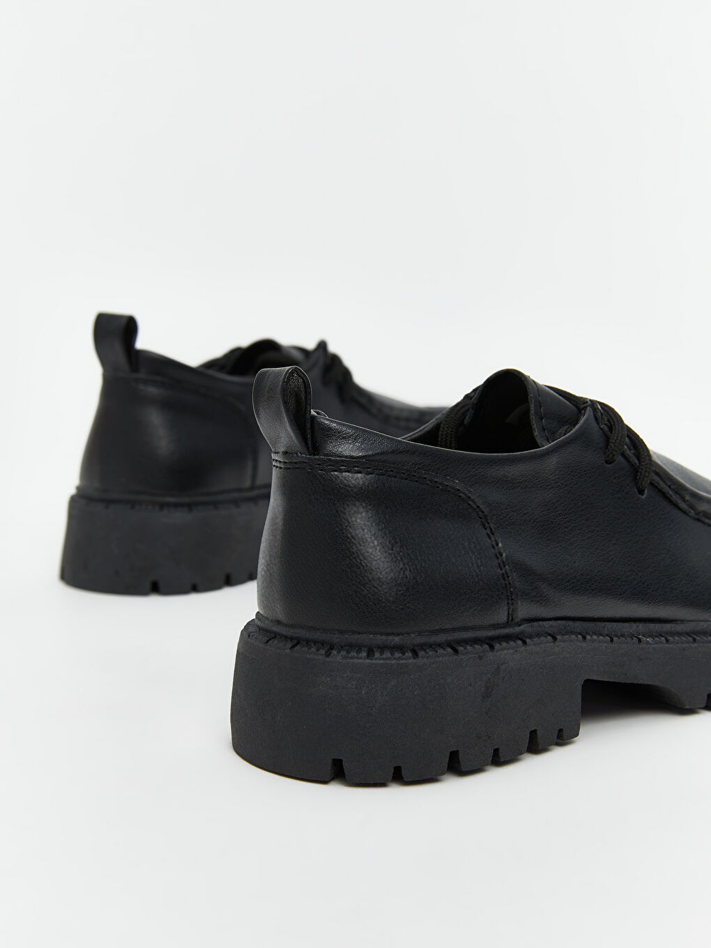 LCW STEPS Leather Look Lace-Up Boy Classic Shoes -W57476Z4-HUC