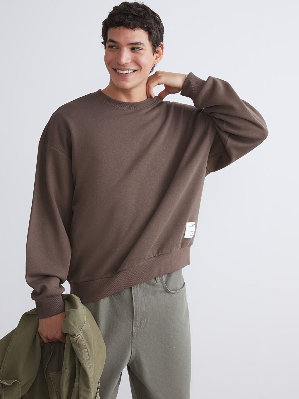 XSIDE Crew Neck Men's Sweatshirt -W57481Z8-ZAH