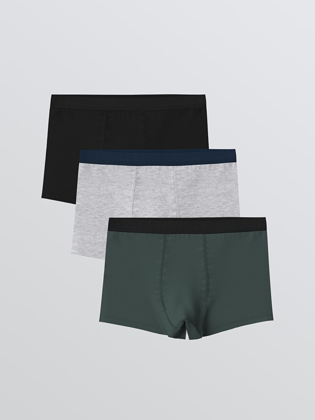 سراويل بوكسر أساسية للأولاد - عبوة من ٣ قطع-1