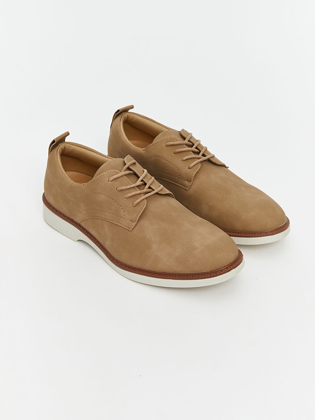 Faux Suede Lace-Up Men's Classic Shoe