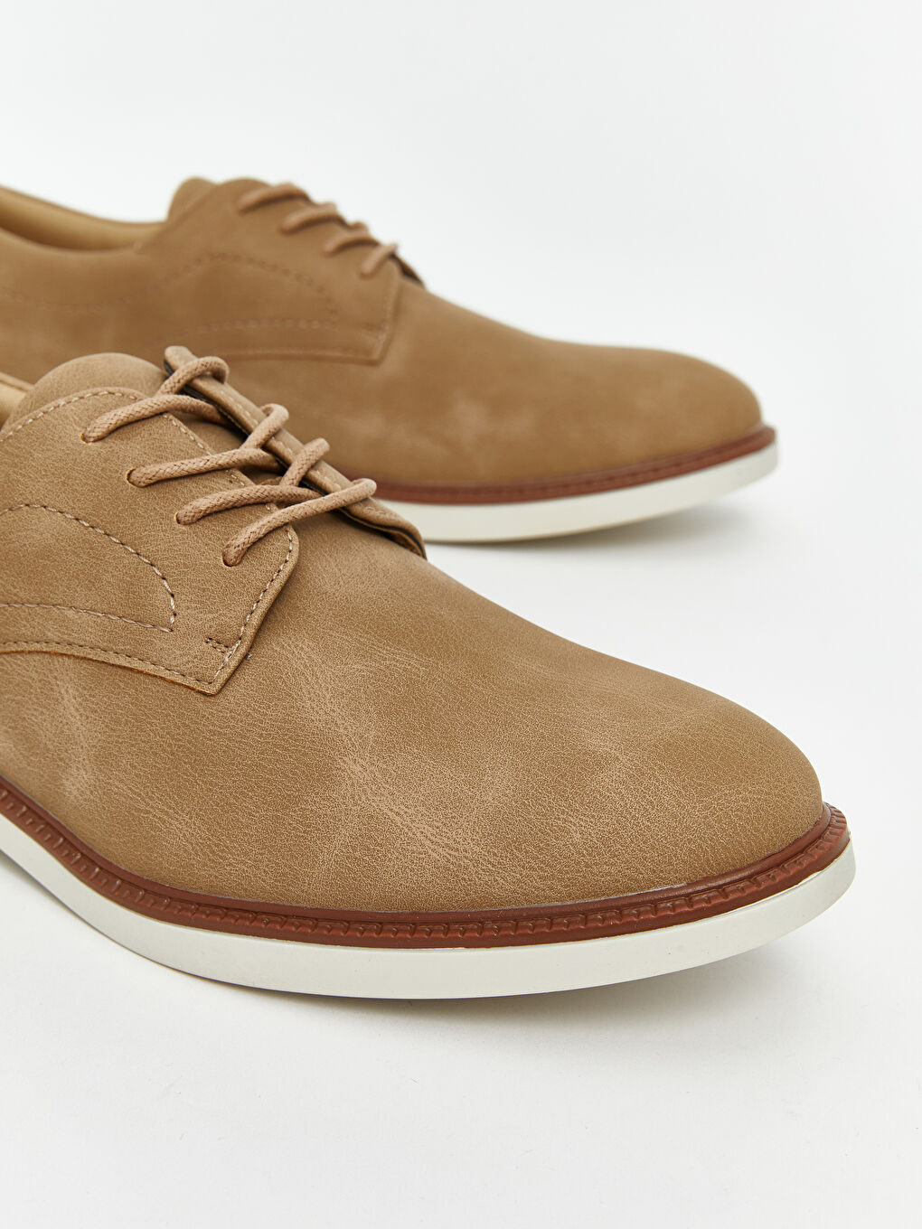 Faux Suede Lace-Up Men's Classic Shoe-2
