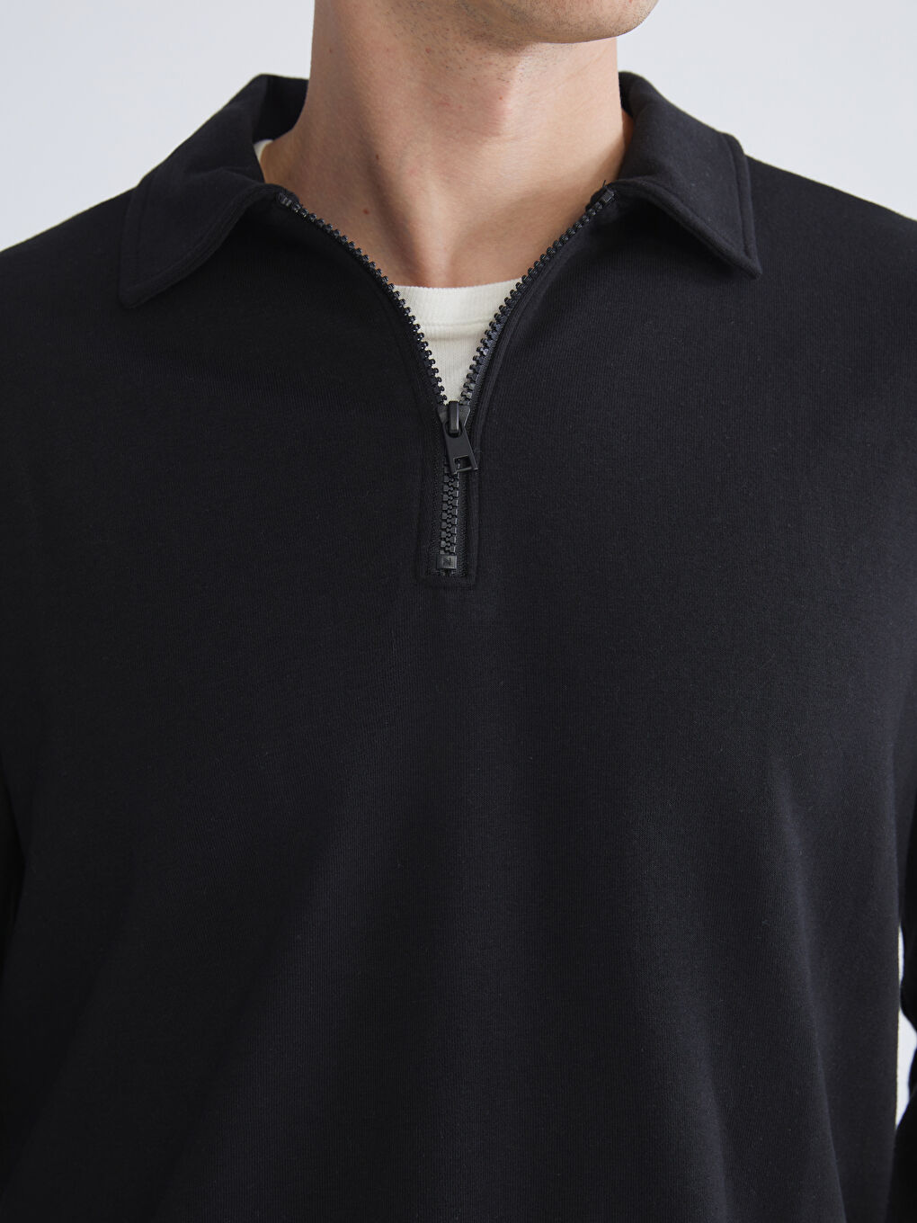 XSIDE Polo Neck Men's Sweatshirt -W57546Z8-CVL