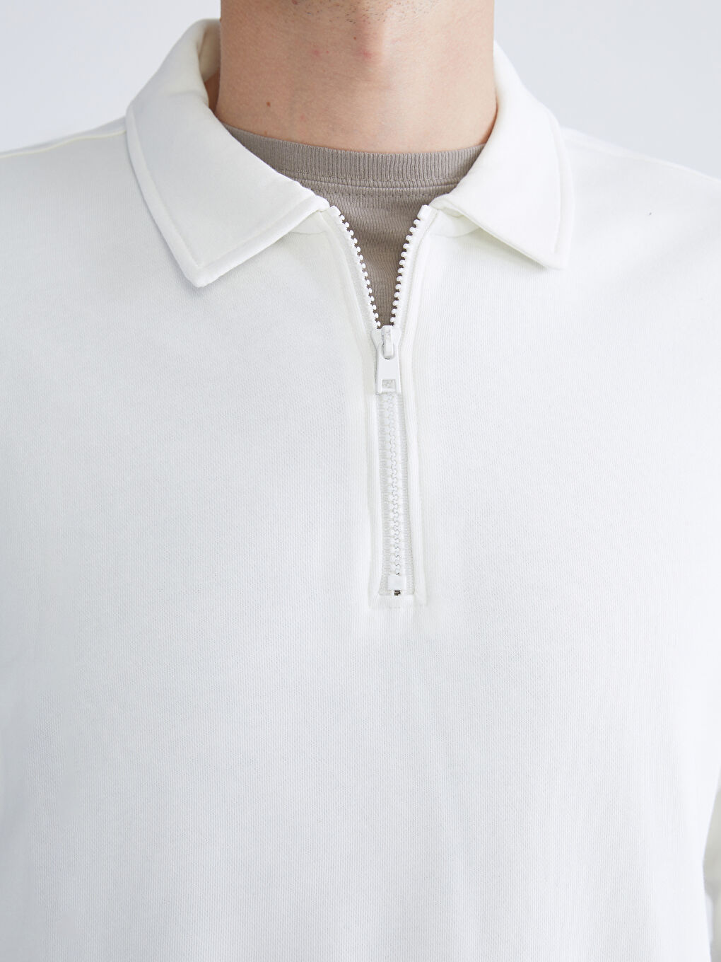 XSIDE Polo Neck Men's Sweatshirt -W57546Z8-EEW